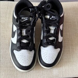 Nike Kids Black and White Sneakers